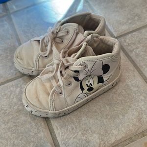 Zara Disney Minnie and Daisy high top shoes